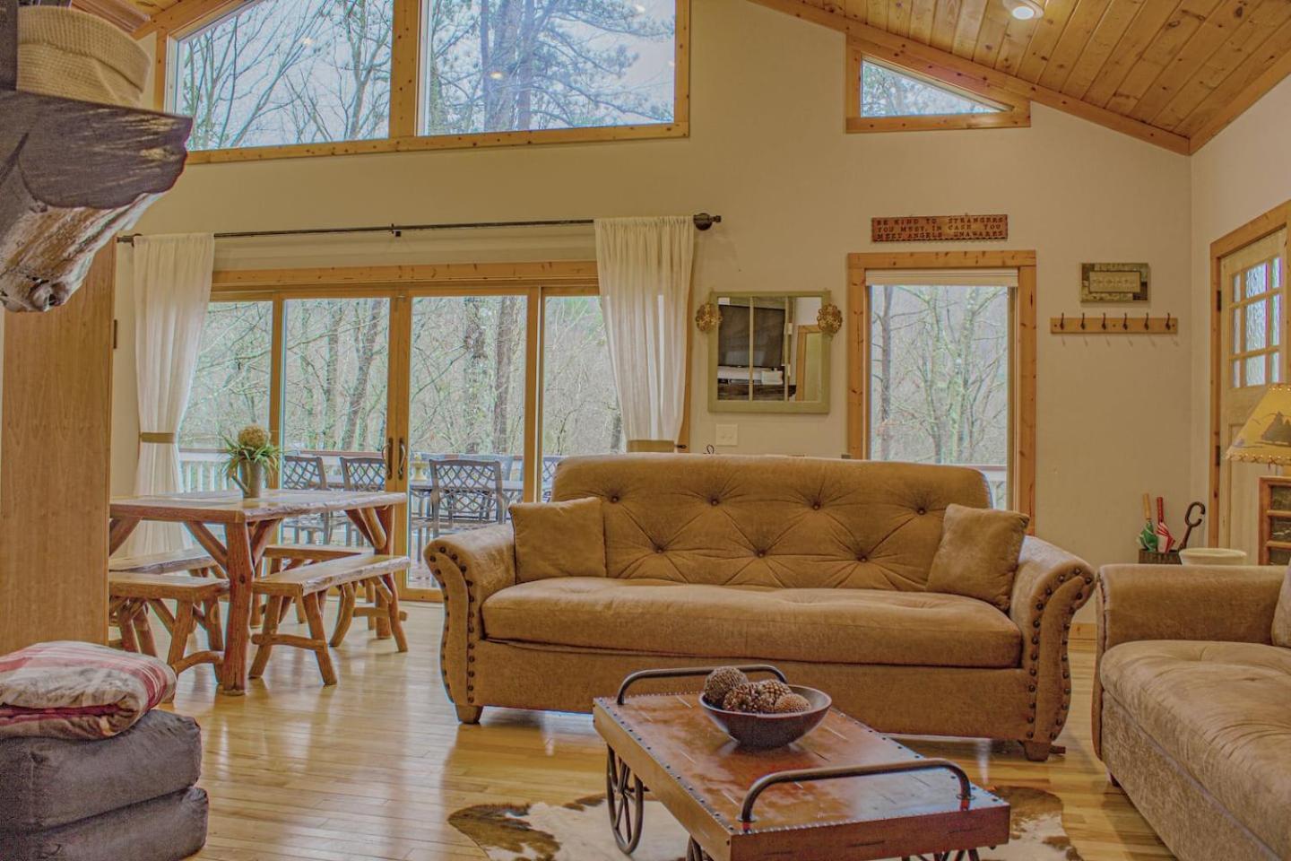 Serene Mountain And Sunset Views 3Bd Cabin Franklin Bagian luar foto