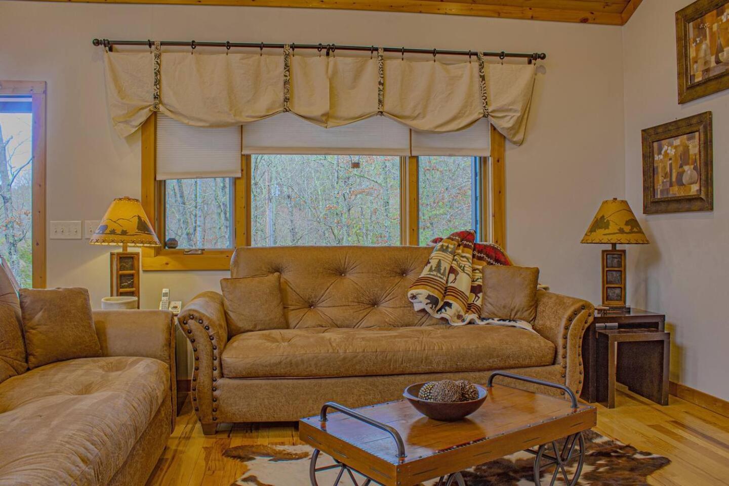Serene Mountain And Sunset Views 3Bd Cabin Franklin Bagian luar foto