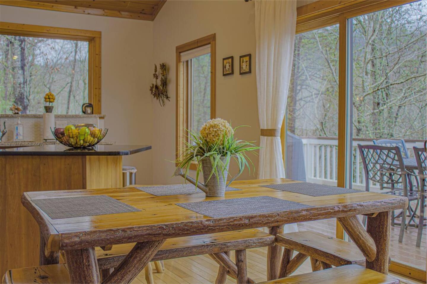 Serene Mountain And Sunset Views 3Bd Cabin Franklin Bagian luar foto