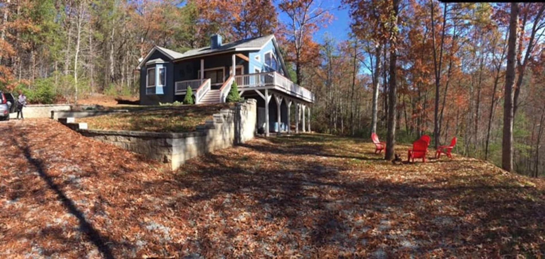 Serene Mountain And Sunset Views 3Bd Cabin Franklin Bagian luar foto