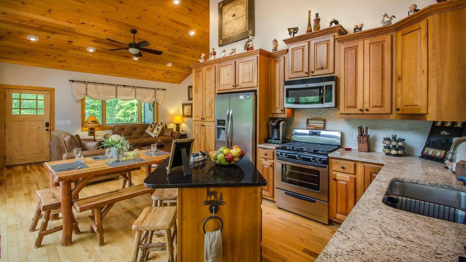 Serene Mountain And Sunset Views 3Bd Cabin Franklin Bagian luar foto