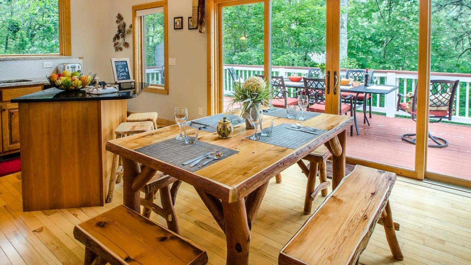 Serene Mountain And Sunset Views 3Bd Cabin Franklin Bagian luar foto