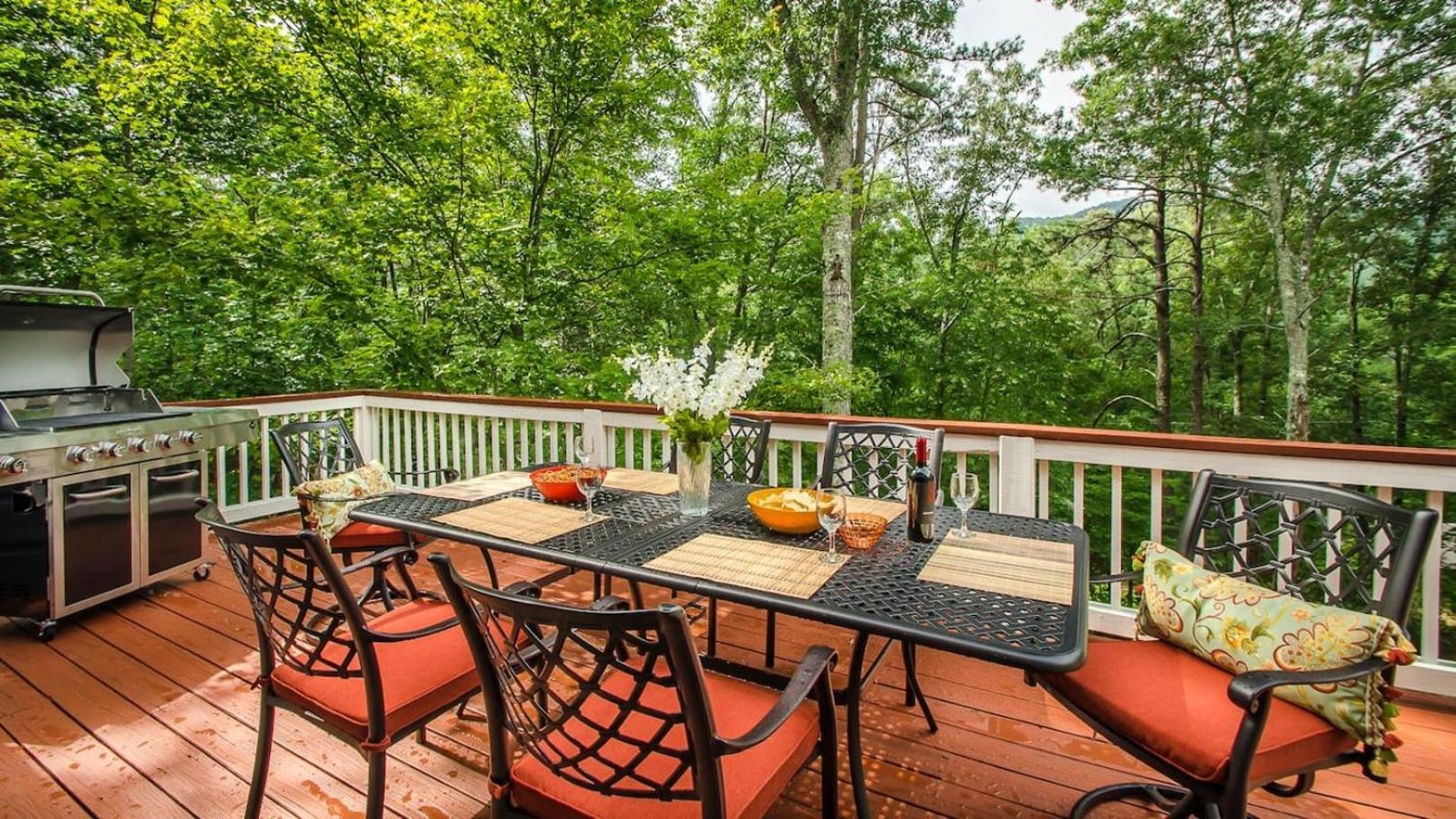Serene Mountain And Sunset Views 3Bd Cabin Franklin Bagian luar foto